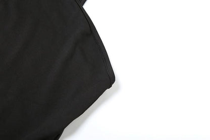 Crewneck button solid maxi skirt set