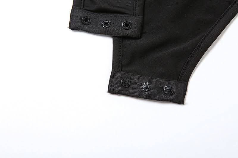 Crewneck button solid maxi skirt set