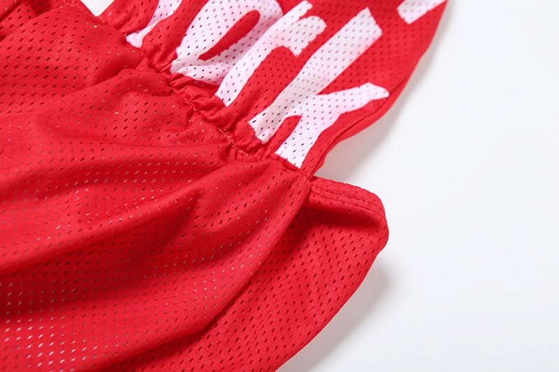 Halter letter print backless contrast mini dress