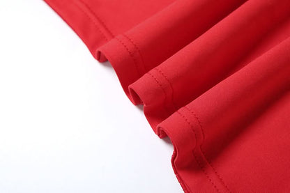 Halter letter print backless contrast mini dress