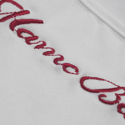 Long sleeve hoodie lace hem embroidery 2 piece top