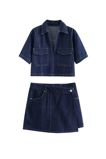 Gretta Denim Set