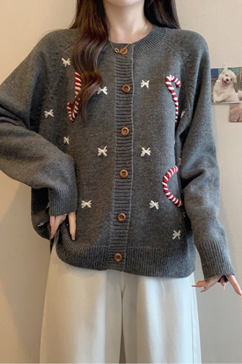 Soft Crochet Knit Cardigan