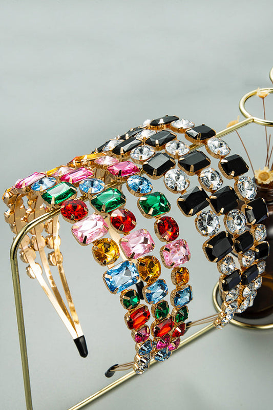Personalized Three-row Diamond-studded Fashion Headband
