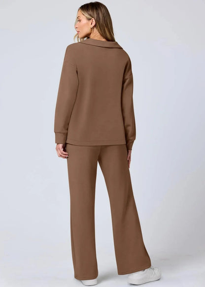 Soft V-Neck Lounge Set