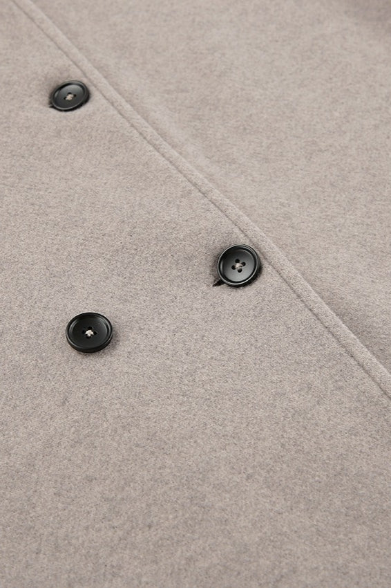 Vintage Style Woolen Office Coat