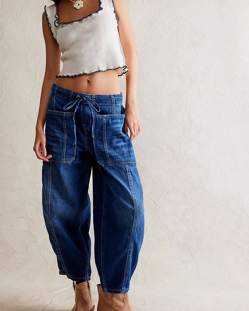 Loose Low Rise Jeans