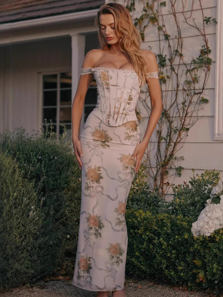 Fishbone Strapless Slim Fit Dress Hot Girl Collection