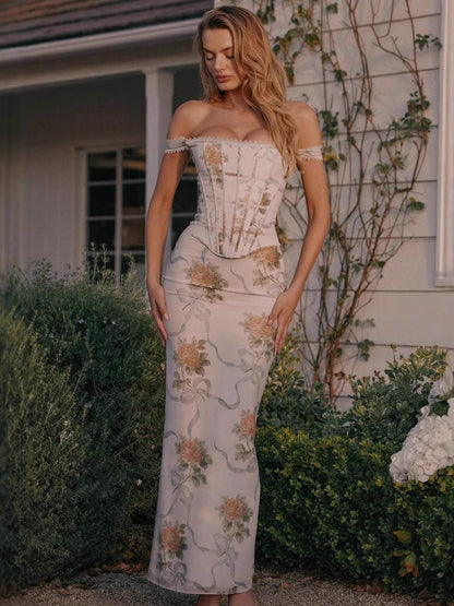 Fishbone Strapless Slim Fit Dress Hot Girl Collection