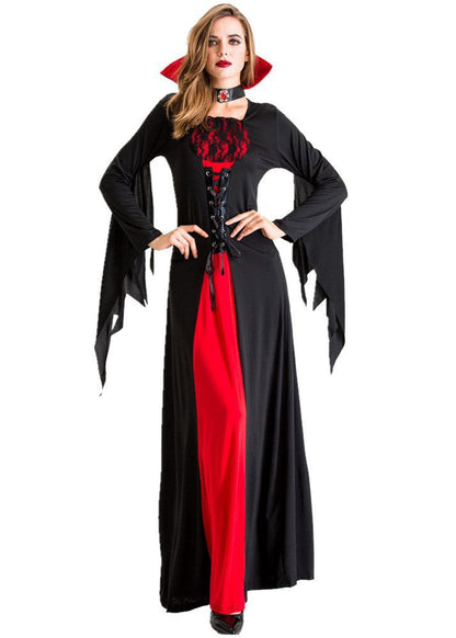 Mystic Charm - Women’s Black and Purple Witch Costume with Hat