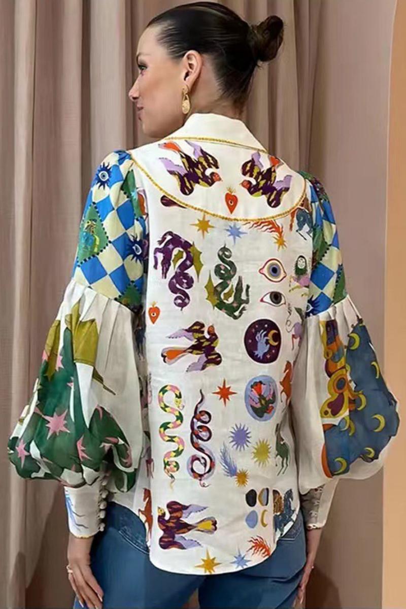 Balloon Sleeve Elegant Shirt