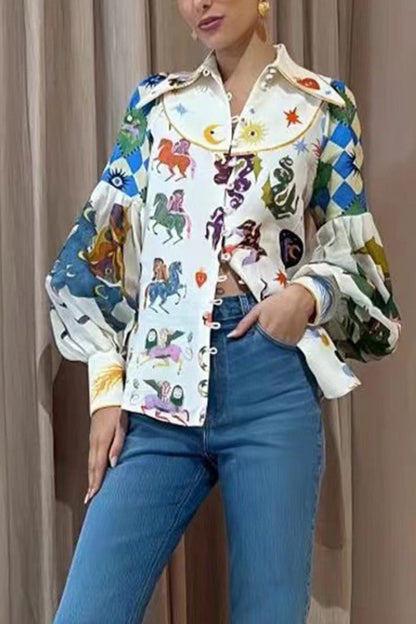 Balloon Sleeve Elegant Shirt
