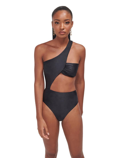Marjal Irregular One Piece Swimsuits