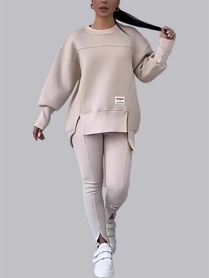 Sweatshirts Pants Sports Leisure 2-piece Sets