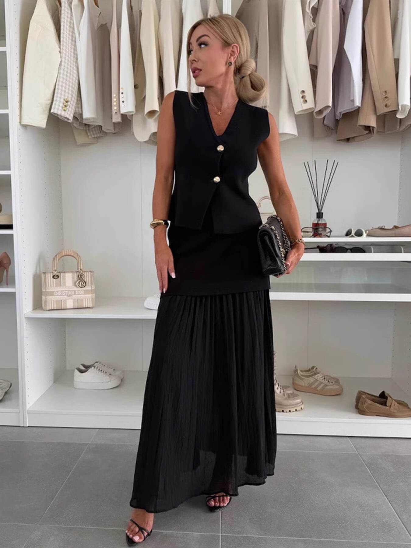 Knit Luxe Suit Dress Two Set
