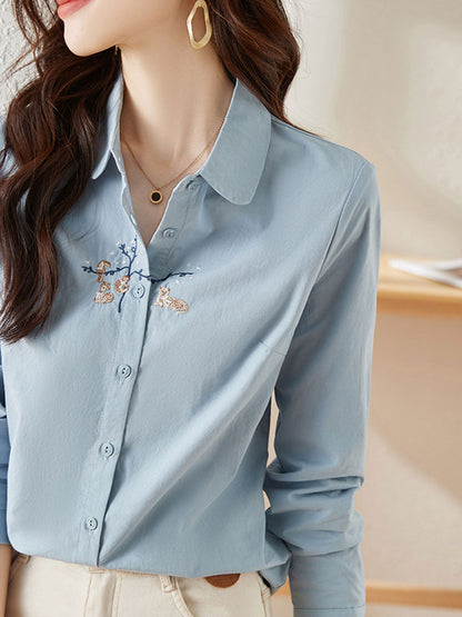 Bella Retro Embroidered Shirt
