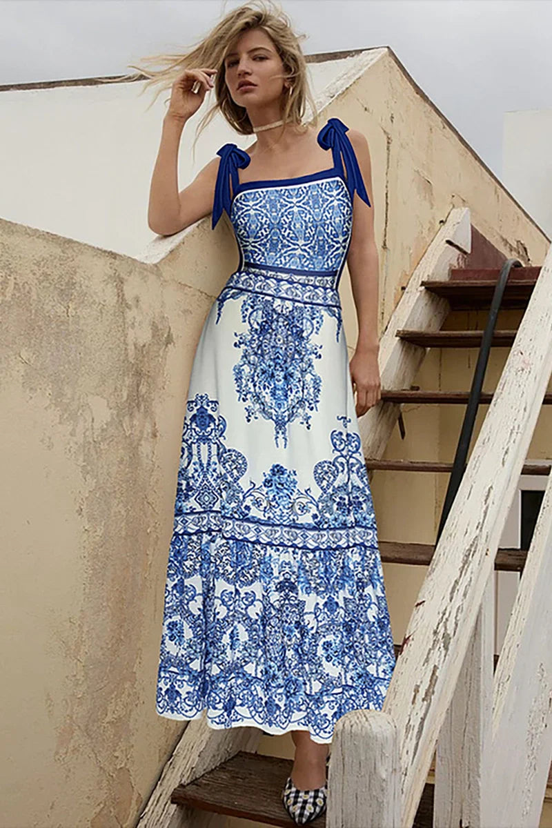 Boho Print One Piece Swimsuit