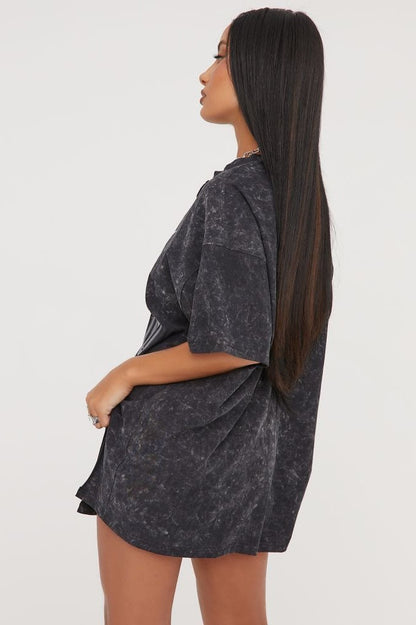 Loose Casual Sexy V Neck Vintage T-shirt