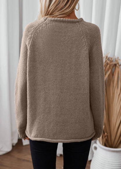 Cozy Curling Pullover Sweater