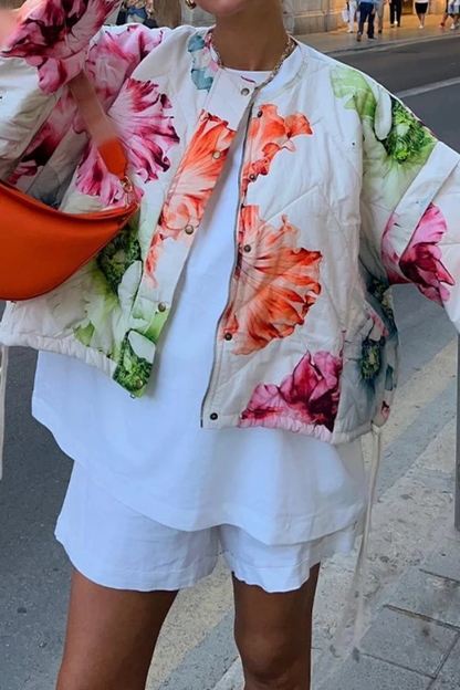 Printed Long-sleeved Jacket