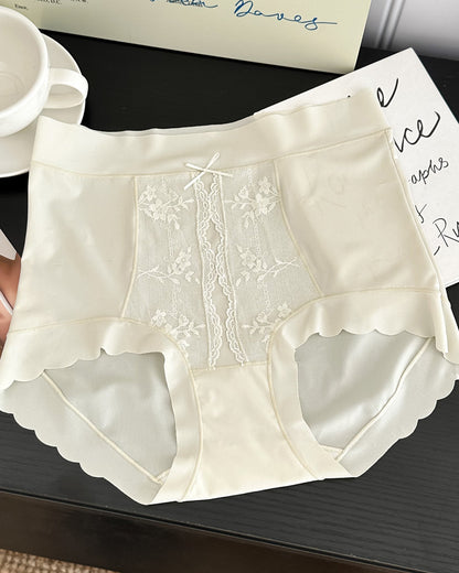 French High Waist Light Tummy Shaping Ice Silk Panties
