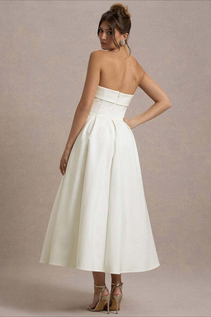 Bandage Strapless Party Dress