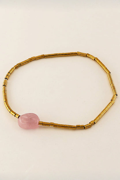 Fashion Crystal Beaded Hand-woven Bracelet