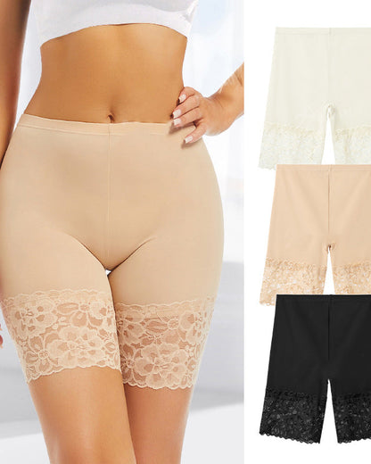 Safety Bottom Shorts 2 in 1 With Inner Crotch and No Curling