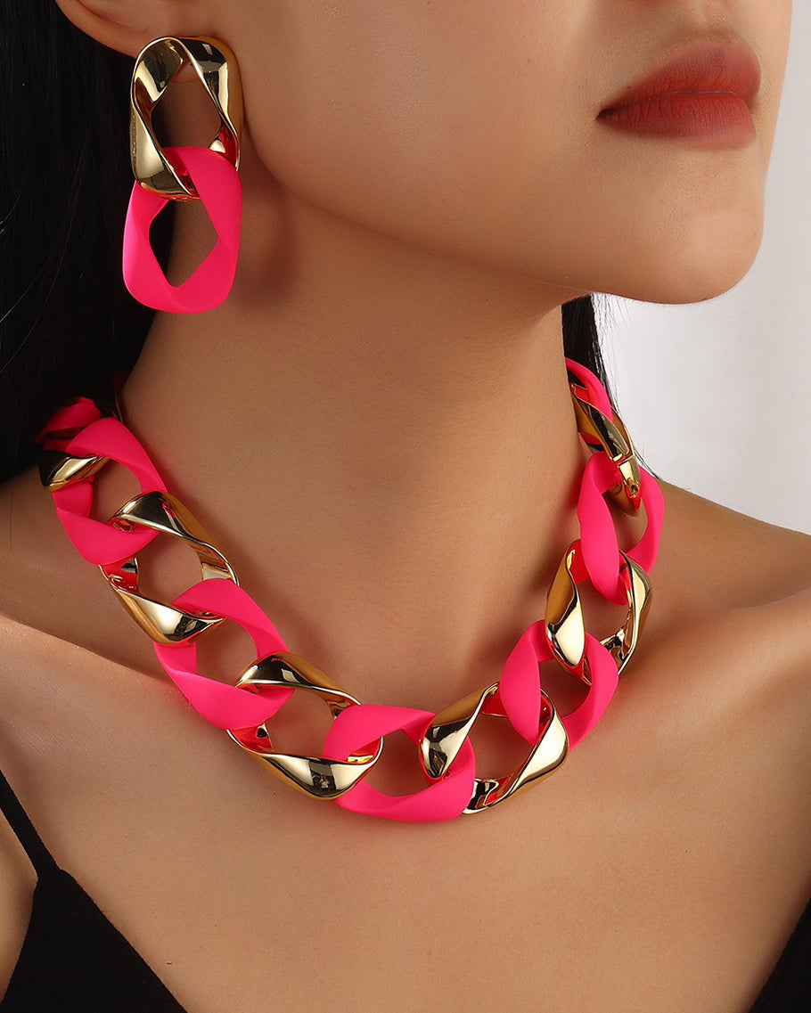 Fashion Fluorescent Jewelry Set