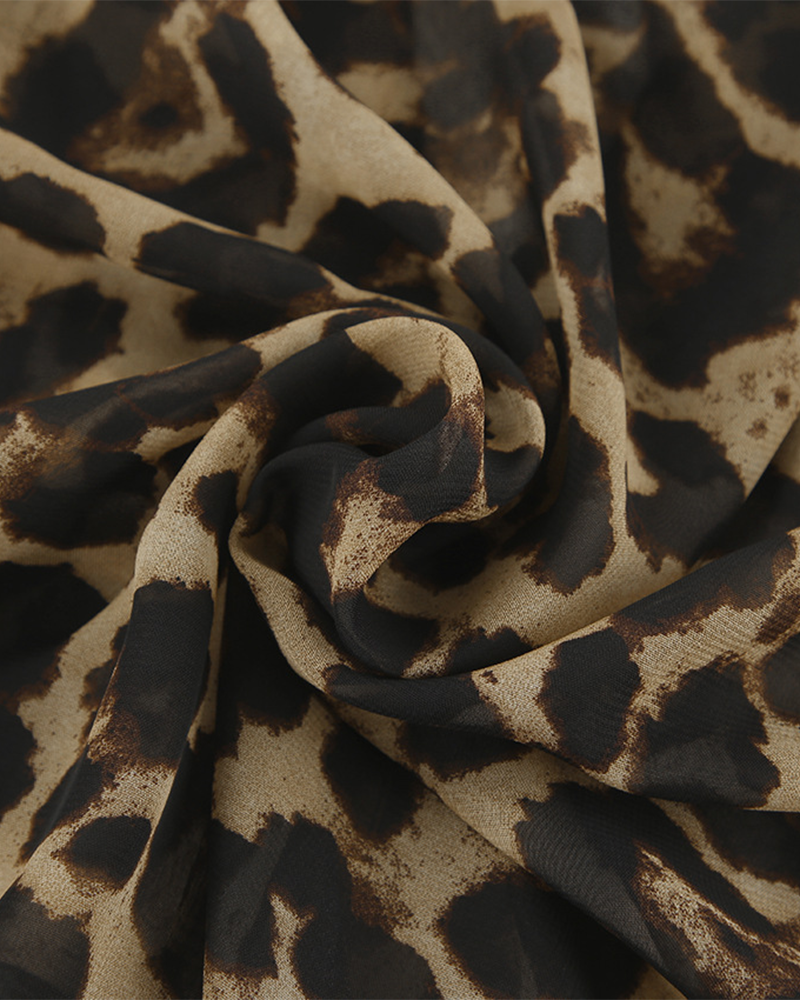 Printed Long-Sleeved Shorts Set For Loungewear