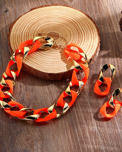 Fashion Fluorescent Jewelry Set