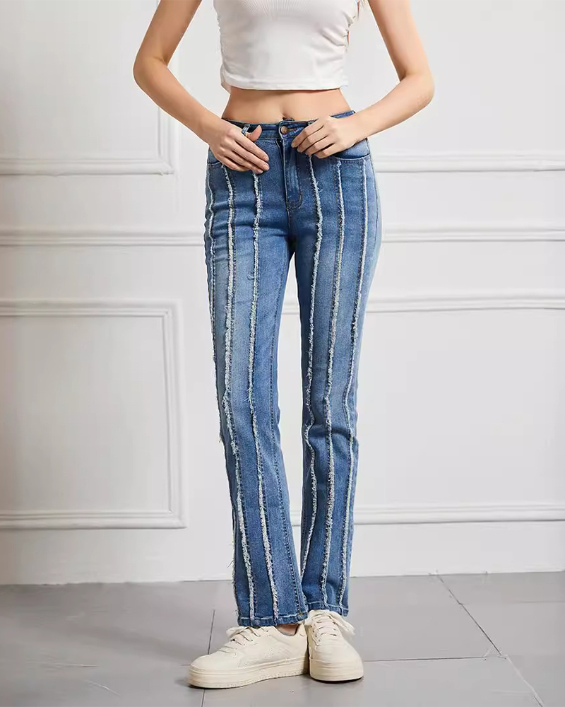 Slim High-Rise Jeans