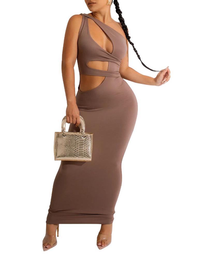 Off-Shoulder Irregular Dress