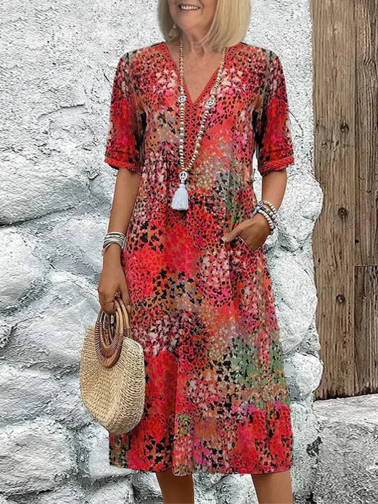 Eef | Dress with Beautiful Pattern
