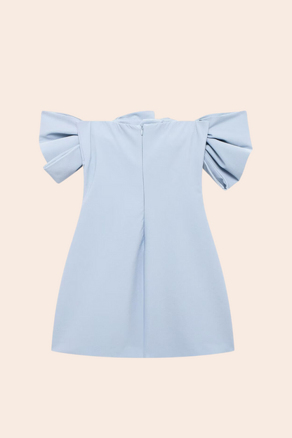 Strapless Bowknot Mini Dress