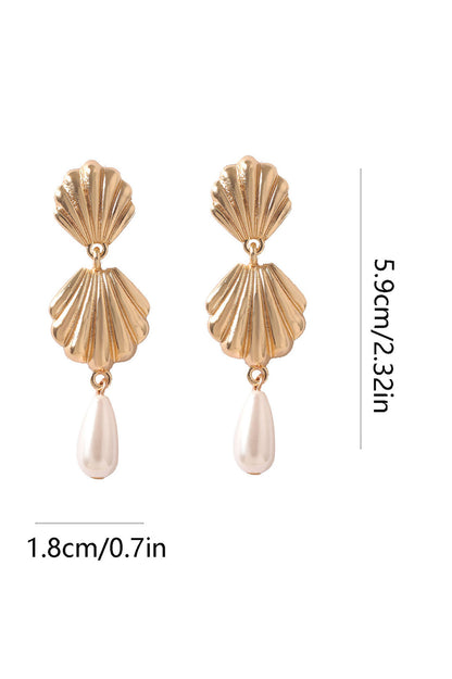 Scallops Pearl Earrings