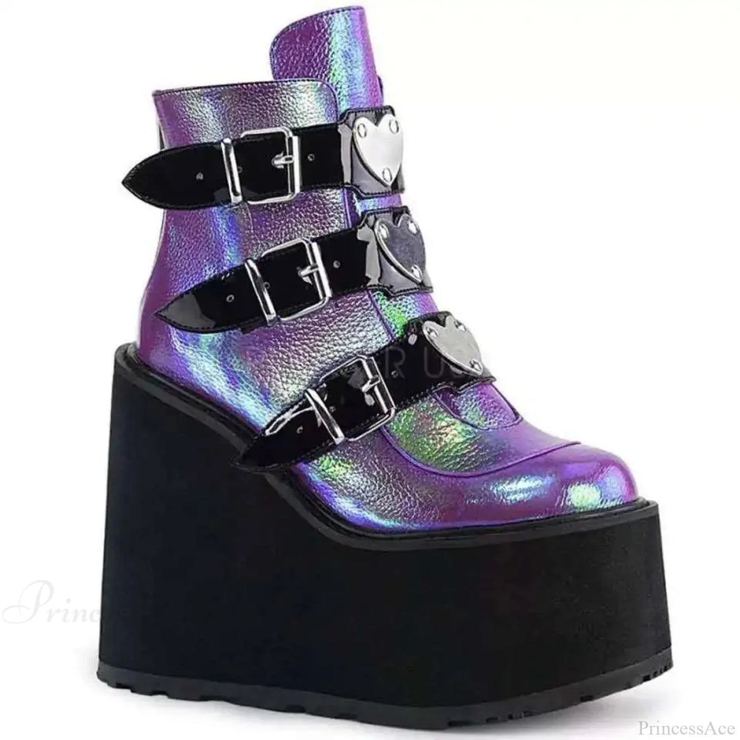2021 Rebel Gothic Wedge Costume Ankle Boot