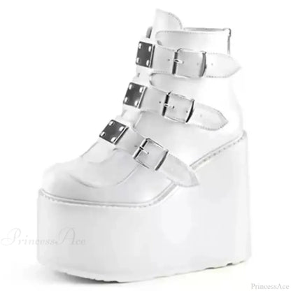 2021 Rebel Gothic Wedge Costume Ankle Boot