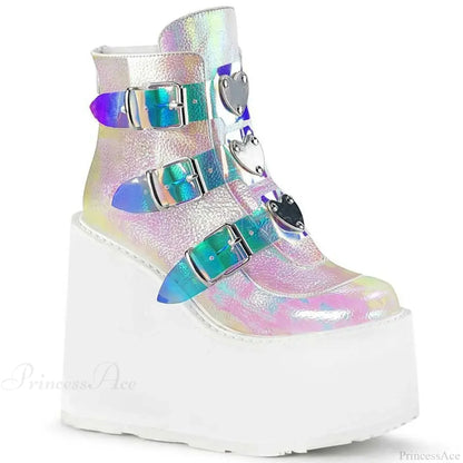 2021 Rebel Gothic Wedge Costume Ankle Boot