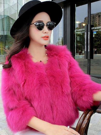 Faux Fur Jacket For Women Winter 2026 Short Eco-friendly Fur Coat