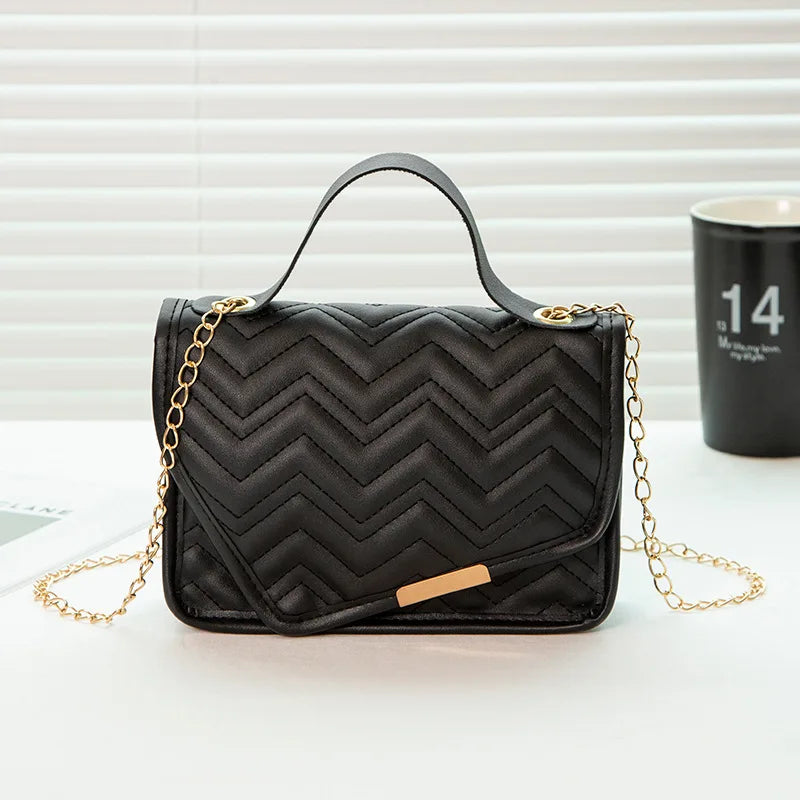 Luxury Messenger Embroidery Fashion Chain Crossbody Handbag