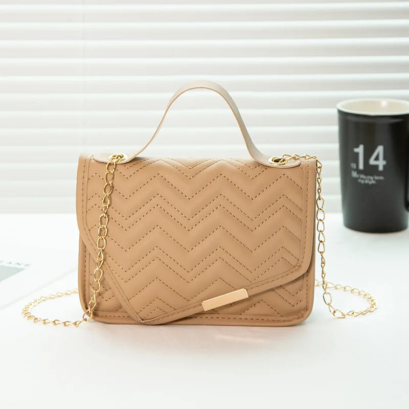 Luxury Messenger Embroidery Fashion Chain Crossbody Handbag