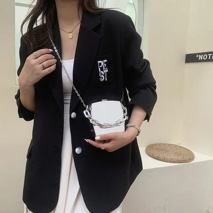 2022 Trend Designer PVC Box Clutch Bag