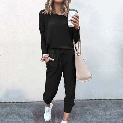 | Women's Two Piece Casual Loungewear Set