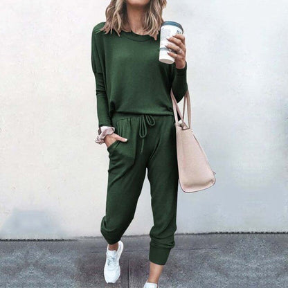 | Women's Two Piece Casual Loungewear Set