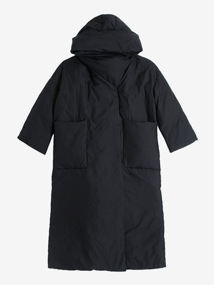 Women's Down Coat Oversized Duck Down Winter Warm Outerwear