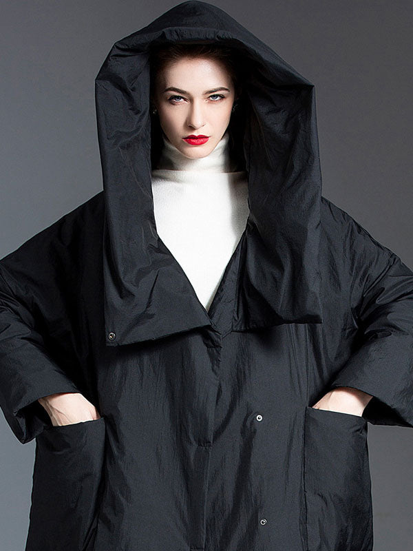 Women's Down Coat Oversized Duck Down Winter Warm Outerwear