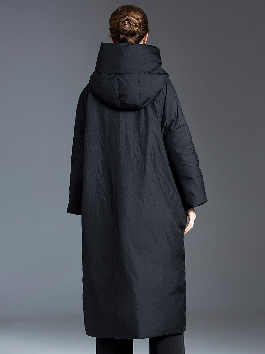 Women's Down Coat Oversized Duck Down Winter Warm Outerwear