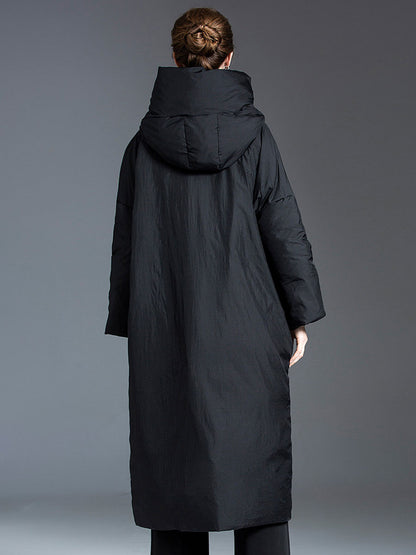 Women's Down Coat Oversized Duck Down Winter Warm Outerwear