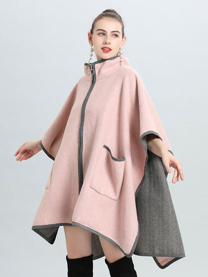 Women's Poncho Coat Oversized Cape Spring Outerwear 2026